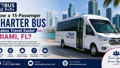 Photo of How a 15-Passenger Charter Bus Makes Travel Easier in Miami, FL?