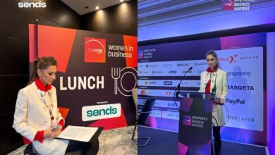 Photo of Sends Boss Alona Shevtsova Hosts Women in Business Lunch at UK Payments Summit