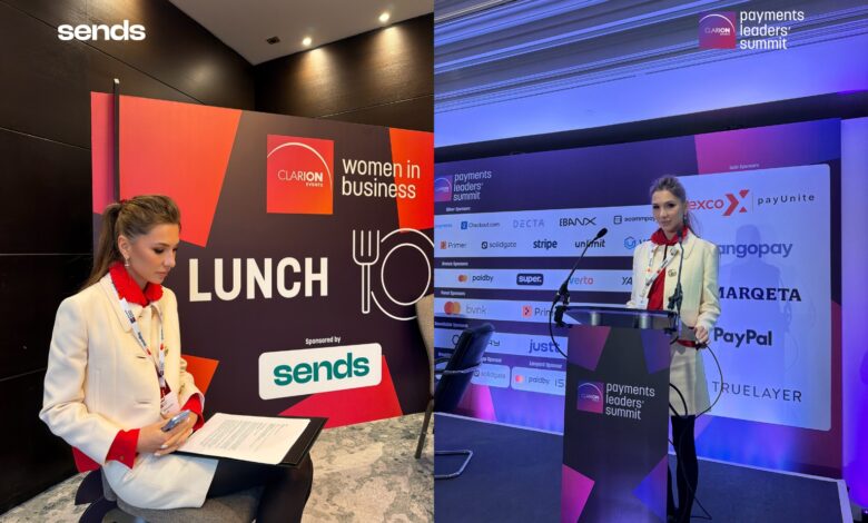 Photo of Sends Boss Alona Shevtsova Hosts Women in Business Lunch at UK Payments Summit